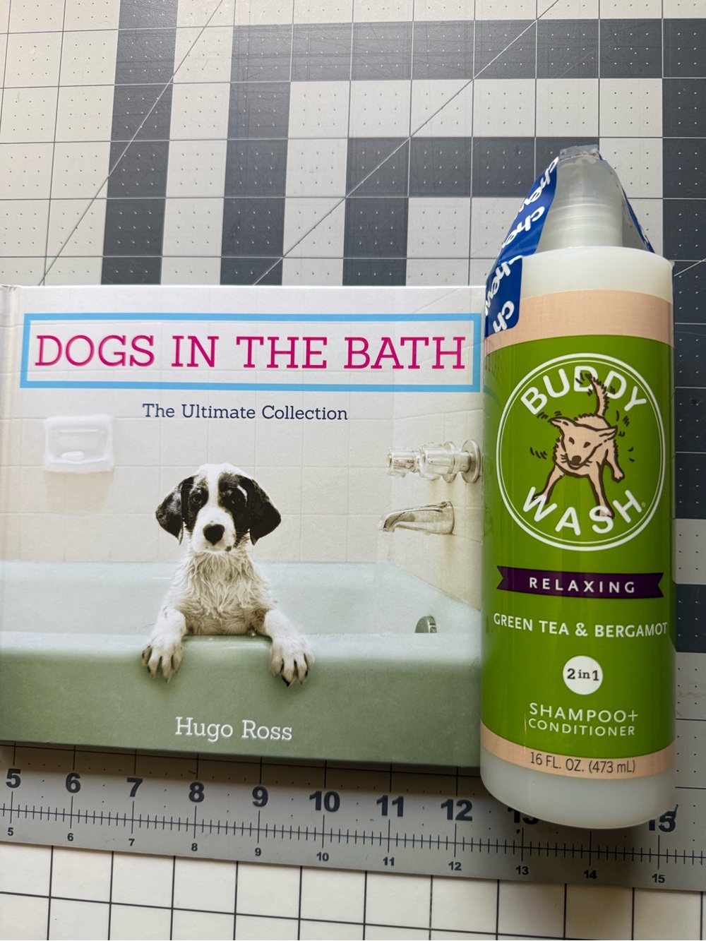 Dog Bathing Bundle with Shampoo Conditioner and Hardcover Book